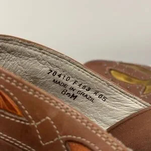 Frye Phoenix Western Studded Leather Mules Pointed Toe Women’s Size 8.5 Brown Frye | Shoes | Frye Phoenix Western Studded Leather Mules  main image 3